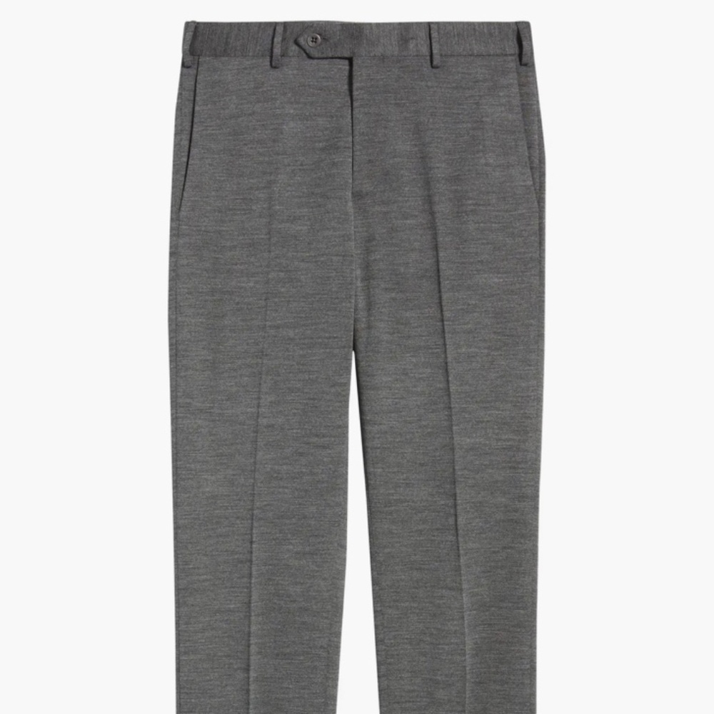 Parker Flat Front Wool Dress Pants Zanella SZ 35